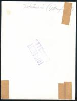 cca 1965 Foto Simay: Találkozás című vintage fotóművészeti alkotás, pecséttel jelzett, ezüst zselati...