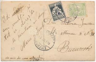 1926 Temesrékas, Temes-Rékás, Recas; utca, ház / street view, house. photo (EK)