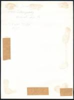 1975 Kopecskó János zalaegerszegi fotóművész által feliratozott, vintage fotóművészeti alkotás (Eszt...