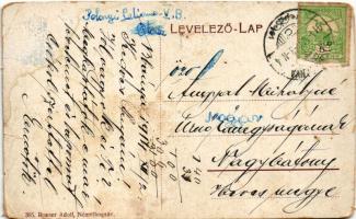 1914 Boksánbánya, Németbogsán, Deutsch-Bogsan, Bocsa Montana; vasút. Rosner Adolf kiadása / railway ...