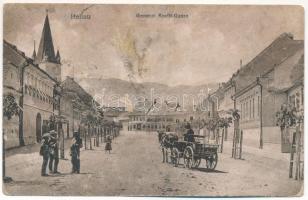 Nagydisznód, Heltau, Cisnadie; General Krafft Gasse / utca / street view (b)