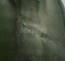 Mónus F.: Miskakancsó mázas kerámia Jelzett hibátlan 21 cm