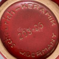 Retro német kerámia váza mázas kerámia Jelzett hibátlan 27 cm