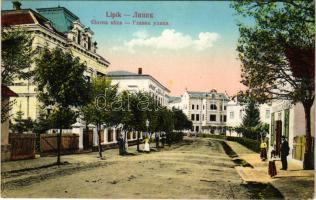 1929 Lipik, Glavna ulica / Fő utca, üzlet / main street, shop (EK)