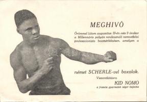 Kid Nomo French box champion vs. Scherle match in Budapest (EK)