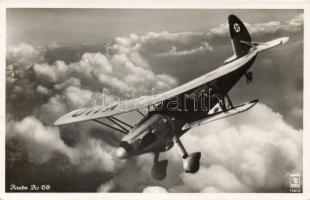 Arado AR-68 german plane with svastika