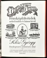 Budapest Anno. Fényképfölvételek műteremben és házon kívül Klösz György udv. fényképészeti műintézet...