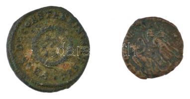 Római Birodalom / Heraclea / I. Constantinus 321-324. Follis (2,97g) + ~IV. század Follis (1,05g) T:...