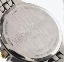 Yves Saint Laurent női kvarc dátumkijelzős karóra, működik, szép állapotban d: 26 mm