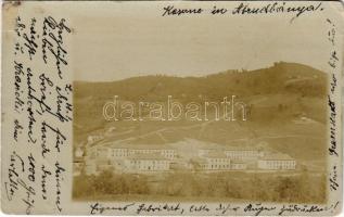 1898 (Vorläufer) Abrudbánya, Abrud; Franz Josef-Kaserne / Ferenc József laktanya / K.u.K. military barracks (r)