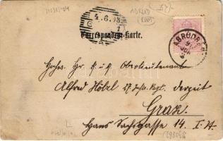 1898 (Vorläufer) Abrudbánya, Abrud; Franz Josef-Kaserne / Ferenc József laktanya / K.u.K. military b...