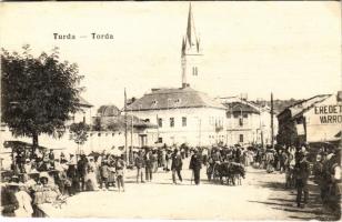 Torda, Turda; Piac / market square (EB)