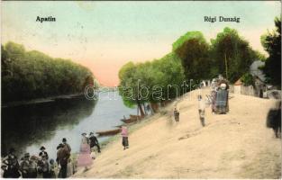 1908 Apatin, Régi Dunaág. Szavadill József kiadása / old Danube riverside