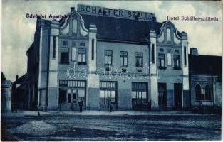 Apatin, Hotel Schäffer szálloda. Lotterer Antal kiadása / hotel (EK)