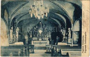 1919 Fogaras, Fagaras; Várkápolna, belső / Schlosskapelle / castle chapel, interior (fl)