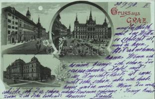 1898 Graz with technical school litho