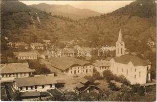 Ruszkabánya, Rusca Montana; nyaralóhely, templom / spa, church. photo (EK)