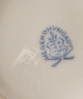 Herendi Viktória mintás váza, jelzéssel, kopással, m: 16 cm