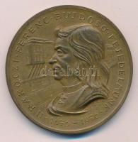 Pedery-Hunt Dóra (1913-2008) 1976. II. Rákóczi Ferenc Bújdosó Fejedelmünk - 1676-1976 / Cum Deo Pro Patria Et Libertate bronz emlékérem (57mm) T:AU Hungary / Kanada 1976. The Rákóczi Medal bronze commemorative medallion Sign.: Dóra Pedery-Hunt (57mm) C:AU