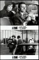 cca 1985 ,,A gyanú" című csehszlovák bűnügyi film jelenetei és szereplői, 17 db vintage produkciós filmfotó ezüst zselatinos fotópapíron, a használatból eredő (esetleges) kisebb hibákkal, 18x24 cm