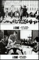 cca 1985 ,,A gyanú" című csehszlovák bűnügyi film jelenetei és szereplői, 17 db vintage produkc...