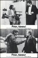 cca 1980 ,,Főúr, tűnés!" című csehszlovák filmvígjáték jelenetei és szereplői, 8 db produkciós ...