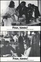 cca 1980 ,,Főúr, tűnés!" című csehszlovák filmvígjáték jelenetei és szereplői, 8 db produkciós ...