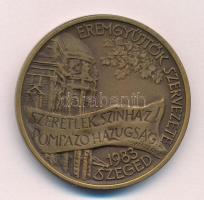 Tóth Sándor (1933-) 1983. "Juhász Gyula 1883-1937 / Éremgyűjtők Szervezete, Szeged 1983" b...