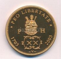 Varga Géza (1951-) 2003. "Rákóczi Ferenc / Pro libertate 1703-2003" hátoldalán XX Polturás...
