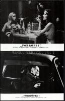 cca 1971 ,,Forrófej" című jugoszláv bűnügyi film jelenetei és szereplői, 10 db vintage produkci...