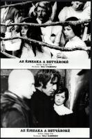 cca 1975 ,,Az éjszaka a betyároké" című bolgár film jelenetei és szereplői, 11 db vintage produ...