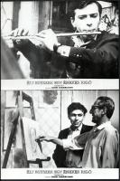 cca 1971 ,,Élt egyszer egy énekes rigó" című szovjet film jelenetei és szereplői, 13 db vintage...