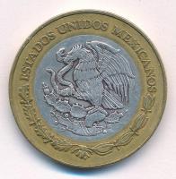 Mexikó 1993. 20P bimetál, Ag középső résszel T:XF,VF karc, ph
Mexico 1993. 20 Nuevos Pesos bimetall...