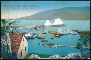 1915 Tábori posta képeslap "S.M.S. Trabant"