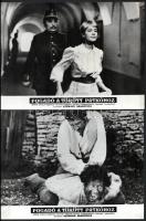 cca 1973 ,,Fogadó a törött patkóhoz" című szovjet film jelenetei és szereplői, 13 db vintage pr...