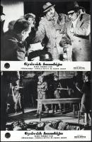 cca 1962 ,,Gyávák bandája" című olasz - francia film jelenetei és szereplői, 5 db vintage produ...