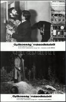 cca 1974 ,,Gyilkosság másodkézből" című szovjet film jelenetei és szereplői, 21 db vintage prod...