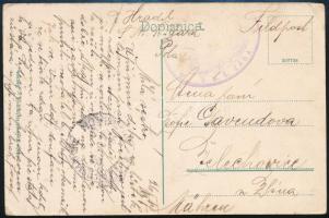1917 Tábori posta képeslap / Field postcard "S.M.S. ZARA"
