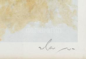 Olvashatatlan jelzéssel: Enteriőr. Ofszet, papír. Művészpéldány A/P jelzéssel. Üvegezett fakeretben,...