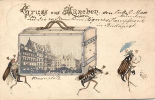 München with insects Litho