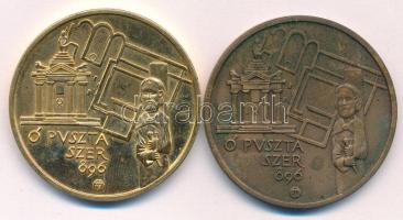 Tóth Sándor (1933-) DN "Szeged Tourist - Idegenforgalmi Hivatal / Ópusztaszer 896" aranyoz...