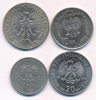 Lengyelország 1959. 10Zl Cu-Ni "Nikolausz Kopernikusz" + 1972. 10Zl Cu-Ni "50 éves a ...