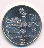 Szlovákia 1997. 200K Ag "UNESCO Világörökség - Selmecbánya" kapszulában T:BU
Slovakia 199...