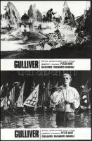 cca 1977 ,,Gulliver" című angol - belga film jelenetei és szereplői, 9 db vintage produkciós filmfotó ezüst zselatinos fotópapíron, a használatból eredő (esetleges) kisebb hibákkal, 18x24 cm