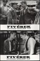 cca 1980 előtti ,,Fivérek" című csehszlovák film jelenetei és szereplői, 12 db vintage produkci...