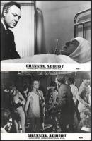 cca 1967 ,,Granada, addio" című olasz film jelenetei és szereplői, 17 db vintage produkciós filmfotó ezüst zselatinos fotópapíron, a használatból eredő (esetleges) kisebb hibákkal, 18x24 cm