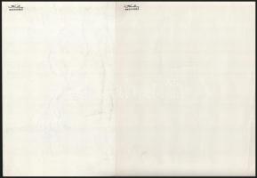 Róna Emy (1904-1988), össz. 6 db mű: Szocreál portrék és csoportképek, arcképek férjéről, Szalmás Bé...