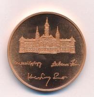 Lebó Ferenc (1960-) 1992. "Győr Kultúrájáért Alapítvány 1992" bronz emlékérem (42,5mm) T:U...