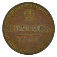 Ausztria 1851A 2kr Cu T:F Austria 1851A 2 Kreuzer Cu C:F Krause KM#2189