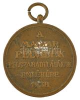 1938. "Felvidéki Emlékérem" bronz kitüntetés mellszalag nélkül T:VF Hungary 1938. "Up...